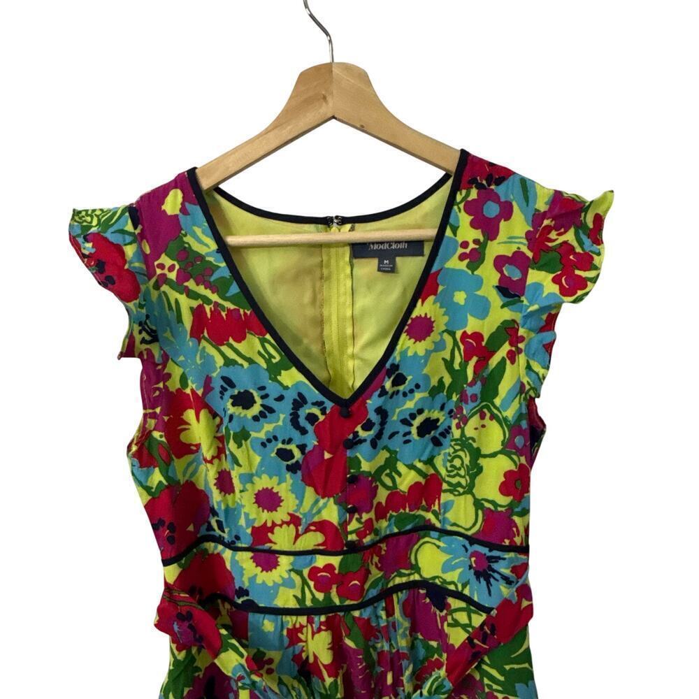 Modcloth Eyes On You Floral Maxi Dress Medium - Picture 7 of 14